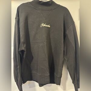 Rhude Embroidered Logo Fleece Pullover Women size Small